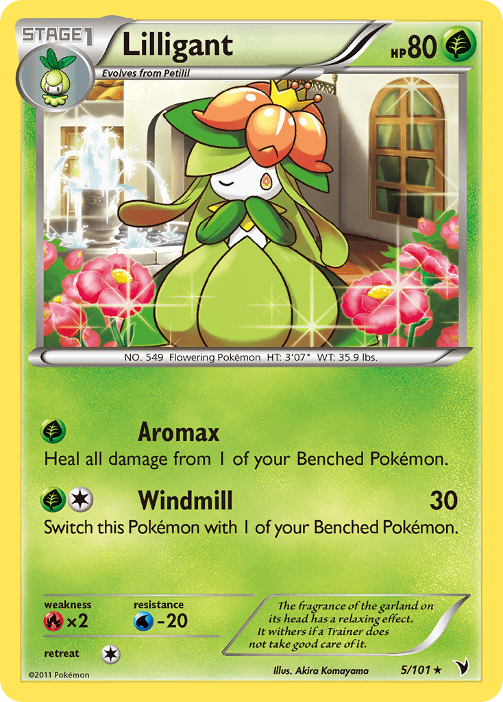 Carta Pokémon Lilligant 5