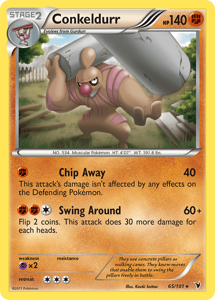 Carta Pokémon Conkeldurr 65