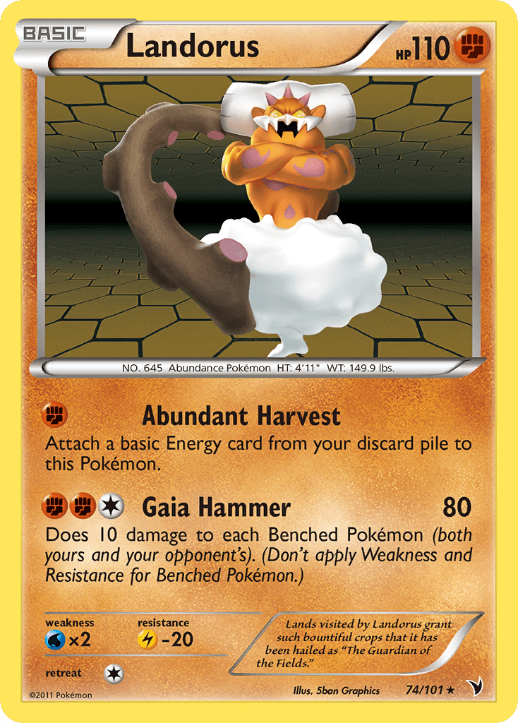 Carta Pokémon Landorus 74