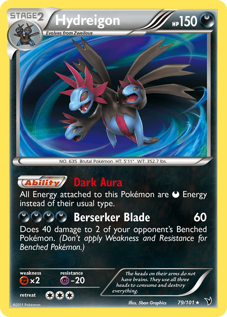 Carta Pokémon Hydreigon 79