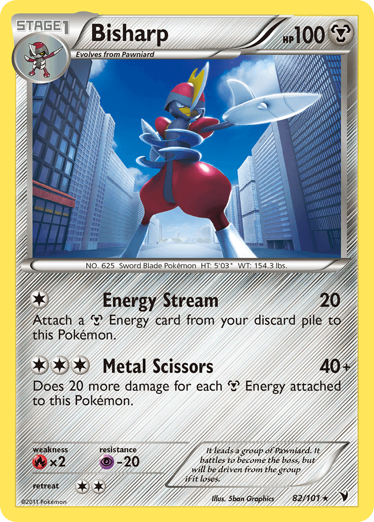 Carta Pokémon Bisharp 82