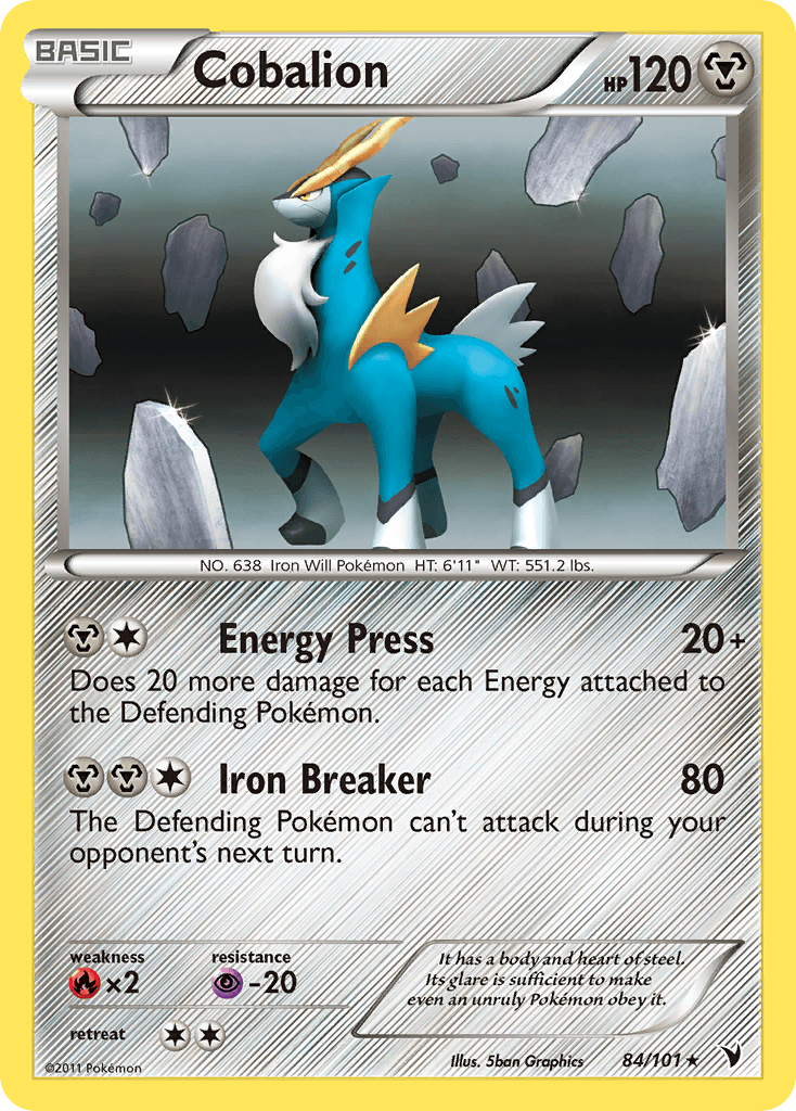 Carta Pokémon Cobalion 84