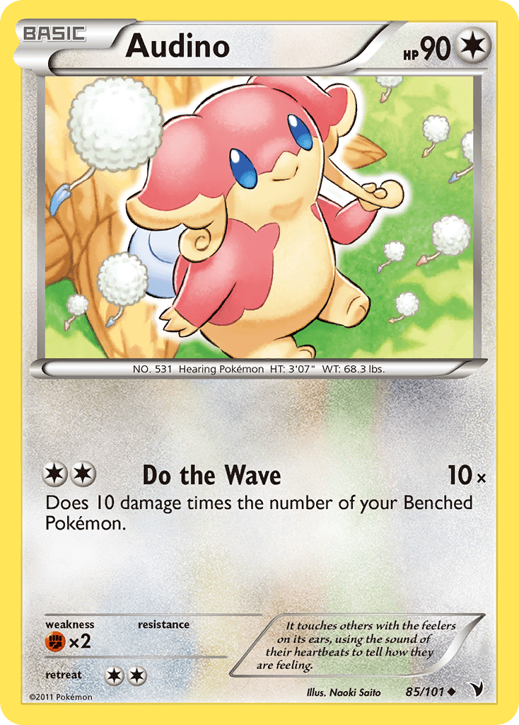Carta Pokémon Audino 85