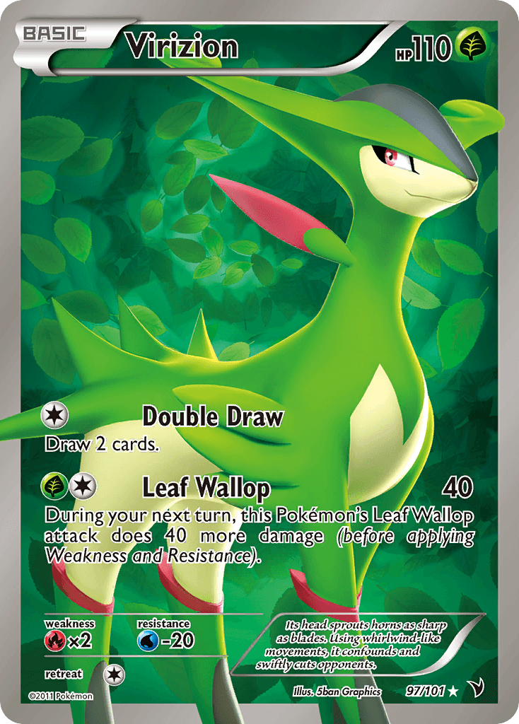 Carta Pokémon Virizion 97