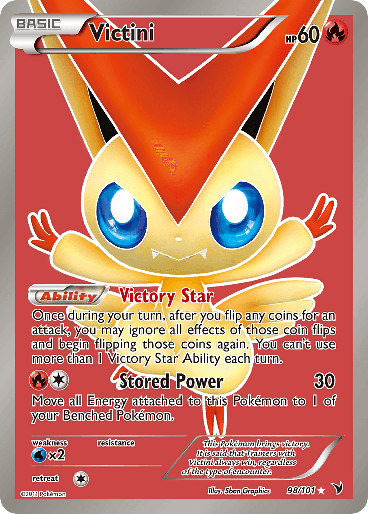Carta Pokémon Victini 98