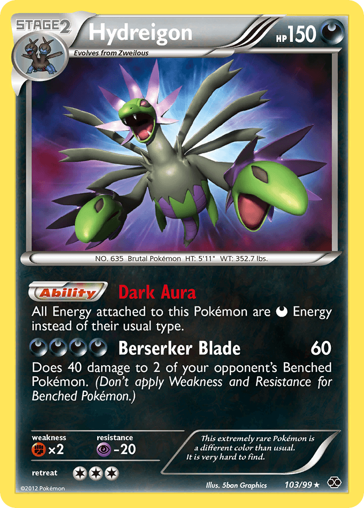 Carta Pokémon Hydreigon 103