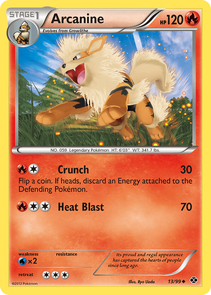 Carta Pokémon Arcanine 13