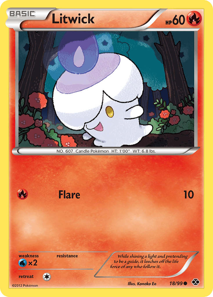 Carta Pokémon Litwick 18
