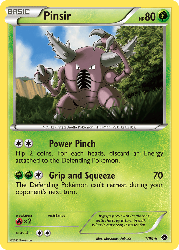 Carta Pokémon Pinsir 1