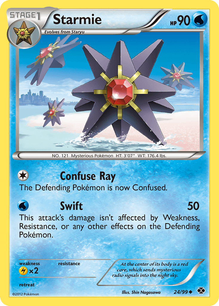 Carta Pokémon Starmie 24