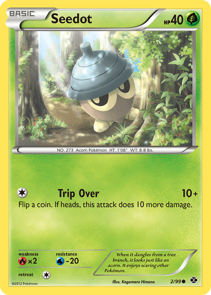 Carta Pokémon Seedot 2