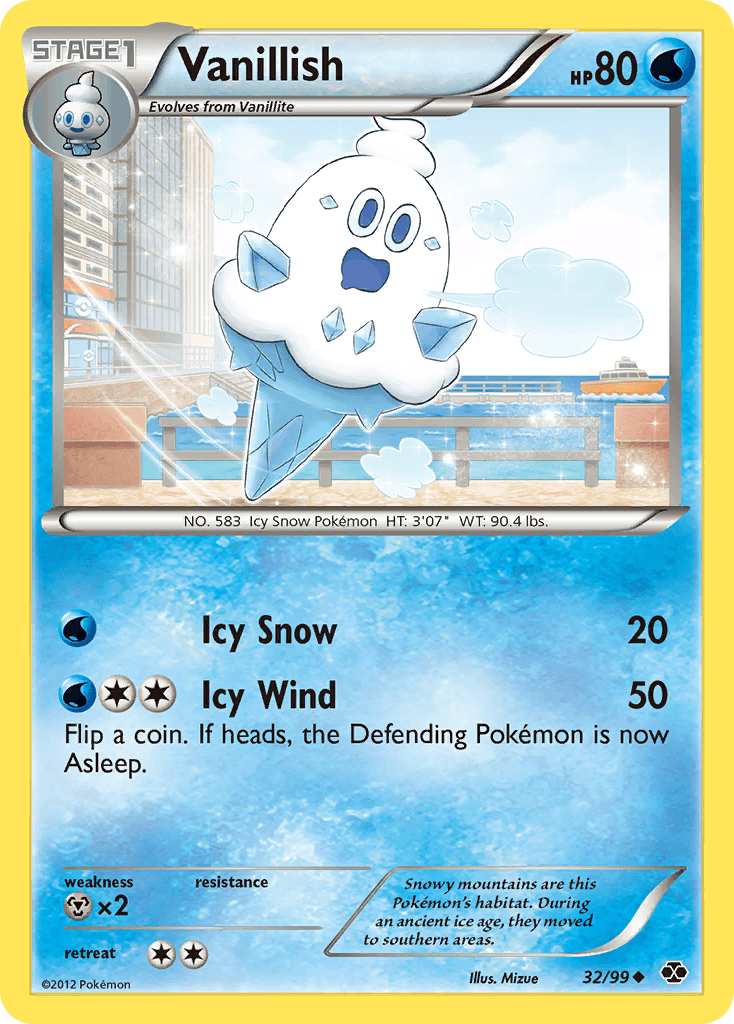 Carta Pokémon Vanillish 32