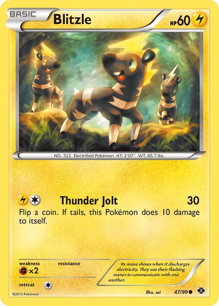Carta Pokémon Blitzle 47