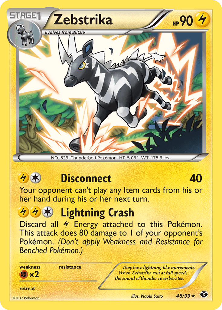 Carta Pokémon Zebstrika 48