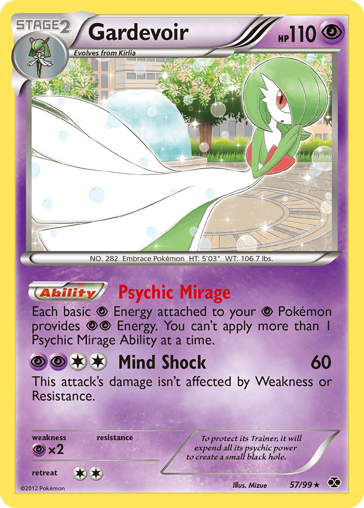Carta Pokémon Gardevoir 57