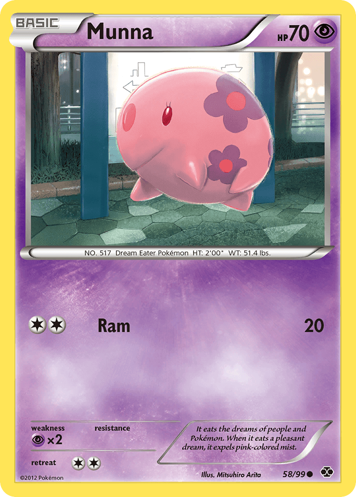 Carta Pokémon Munna 58