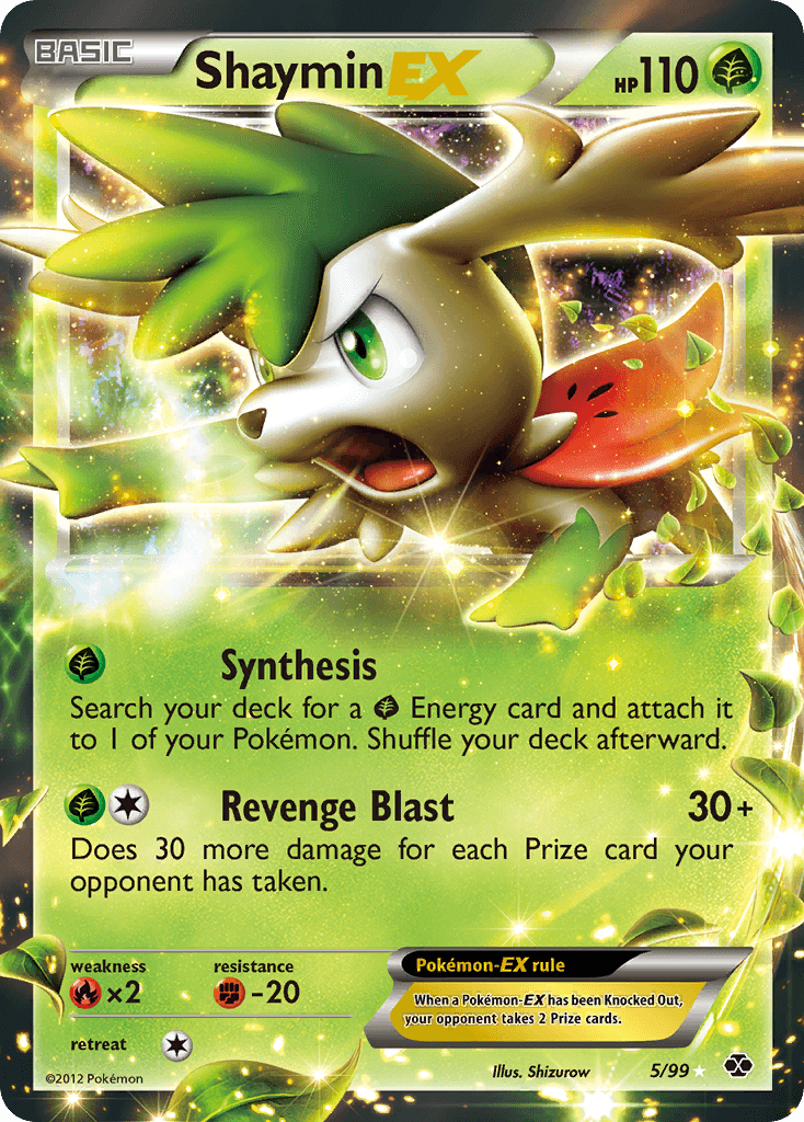 Carta Pokémon Shaymin-EX 5