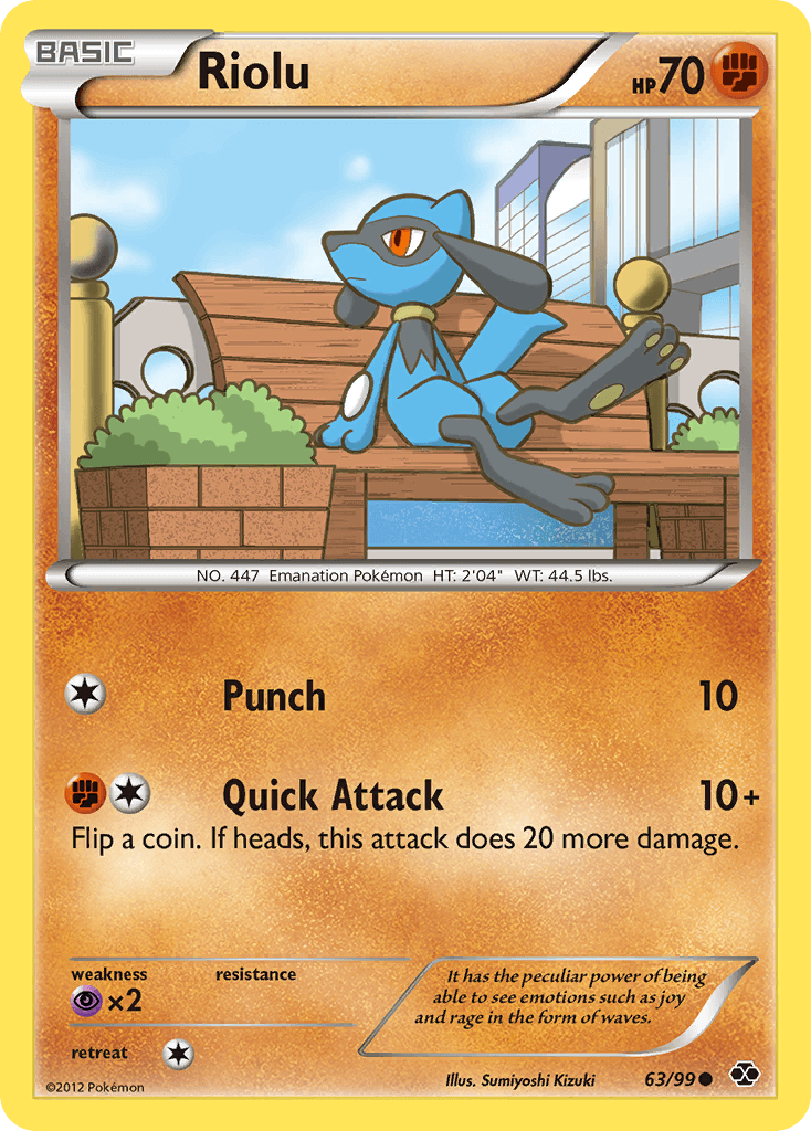 Carta Pokémon Riolu 63