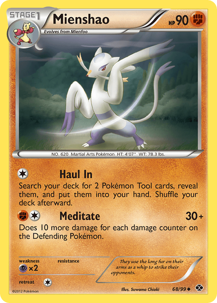 Carta Pokémon Mienshao 68