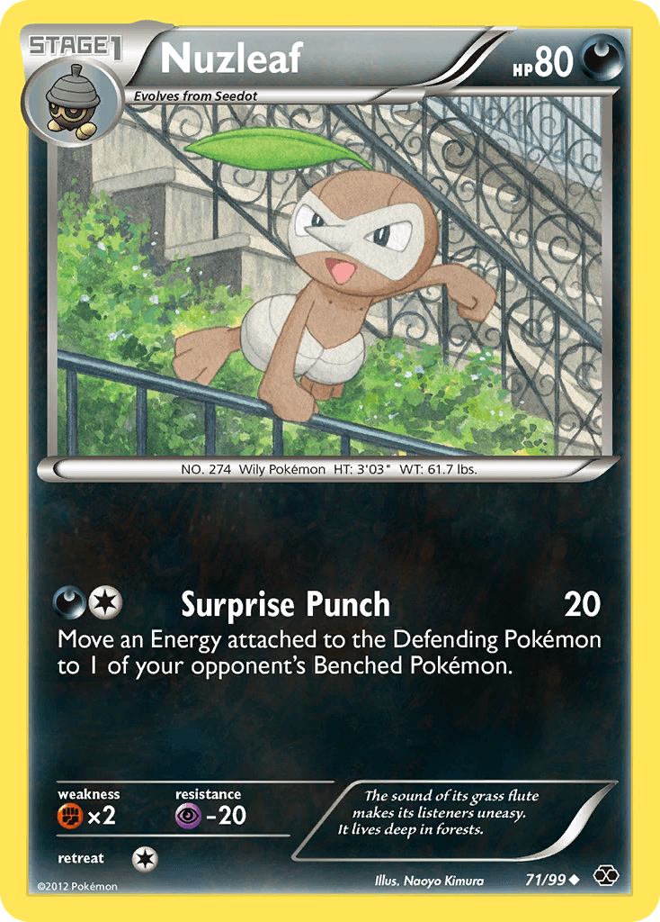 Carta Pokémon Nuzleaf 71