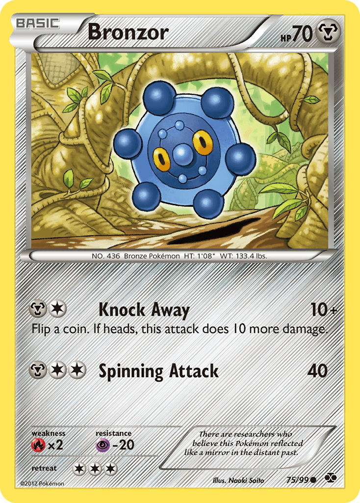 Carta Pokémon Bronzor 75