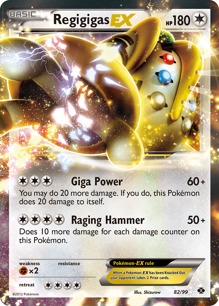 Carta Pokémon Regigigas-EX 82