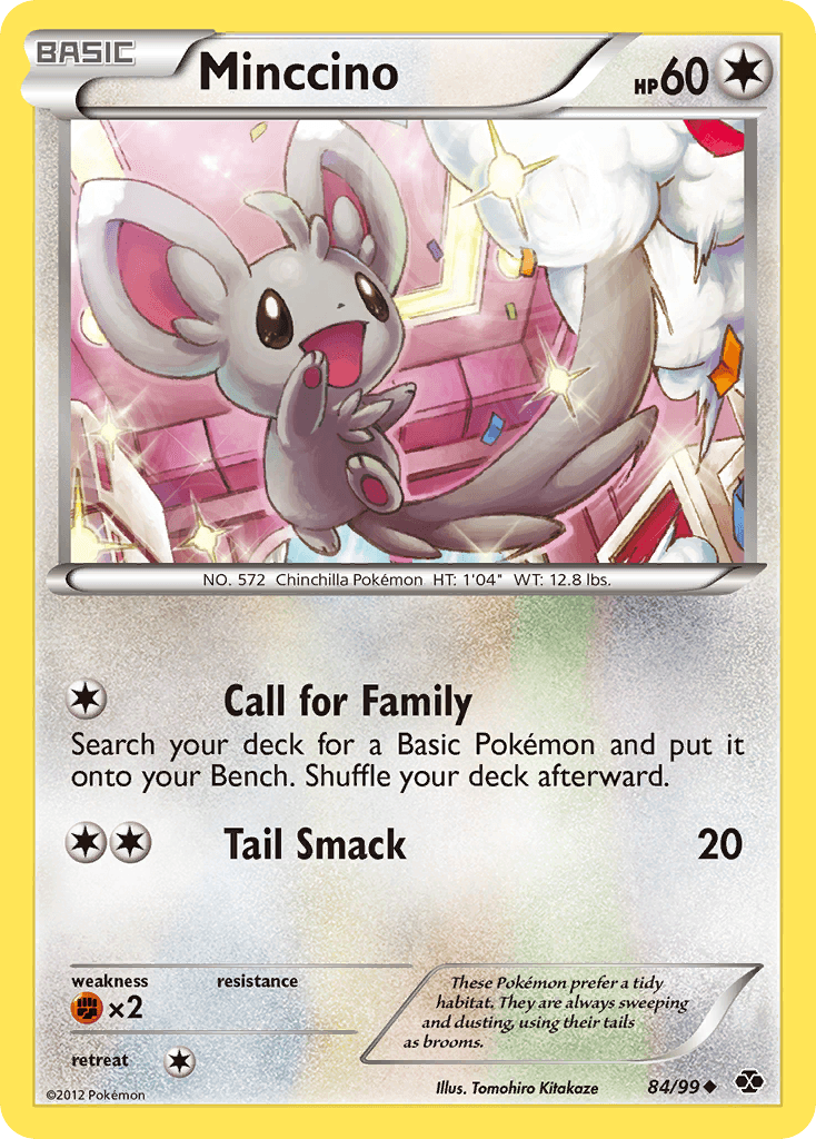 Carta Pokémon Minccino 84