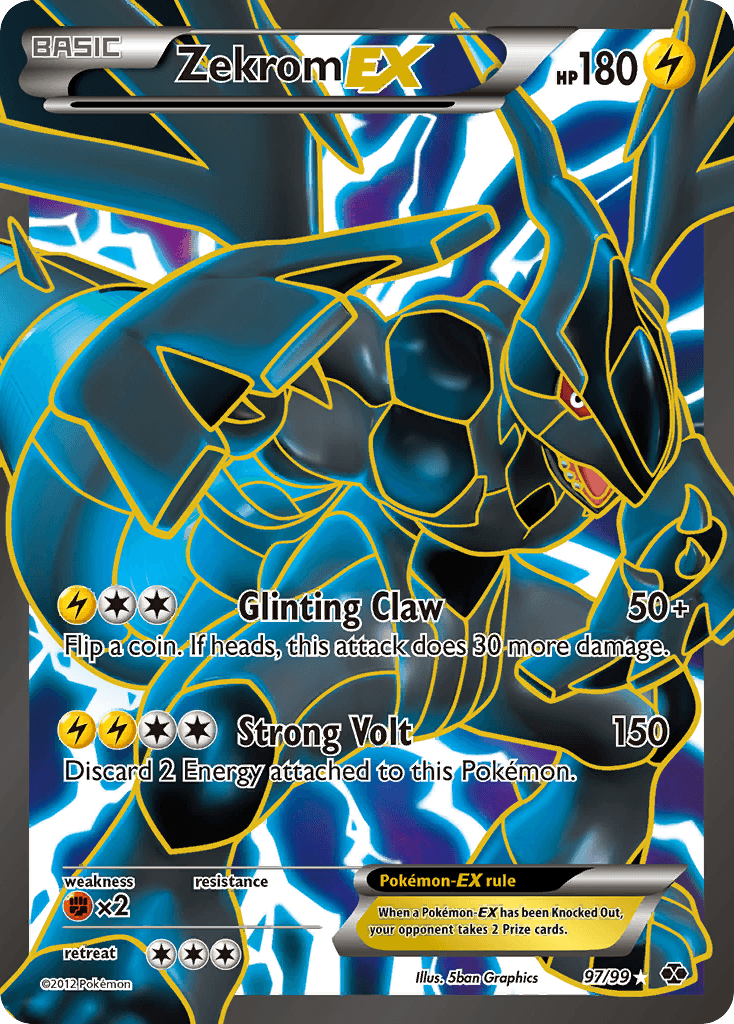 Carta Pokémon Zekrom-EX 97