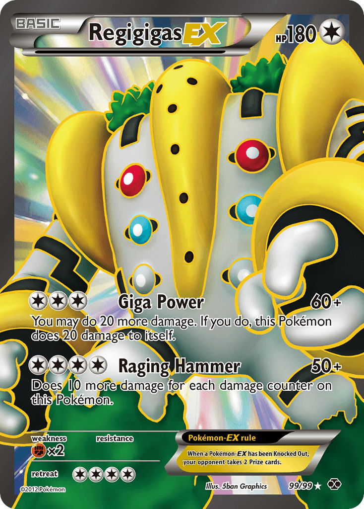 Carta Pokémon Regigigas-EX 99