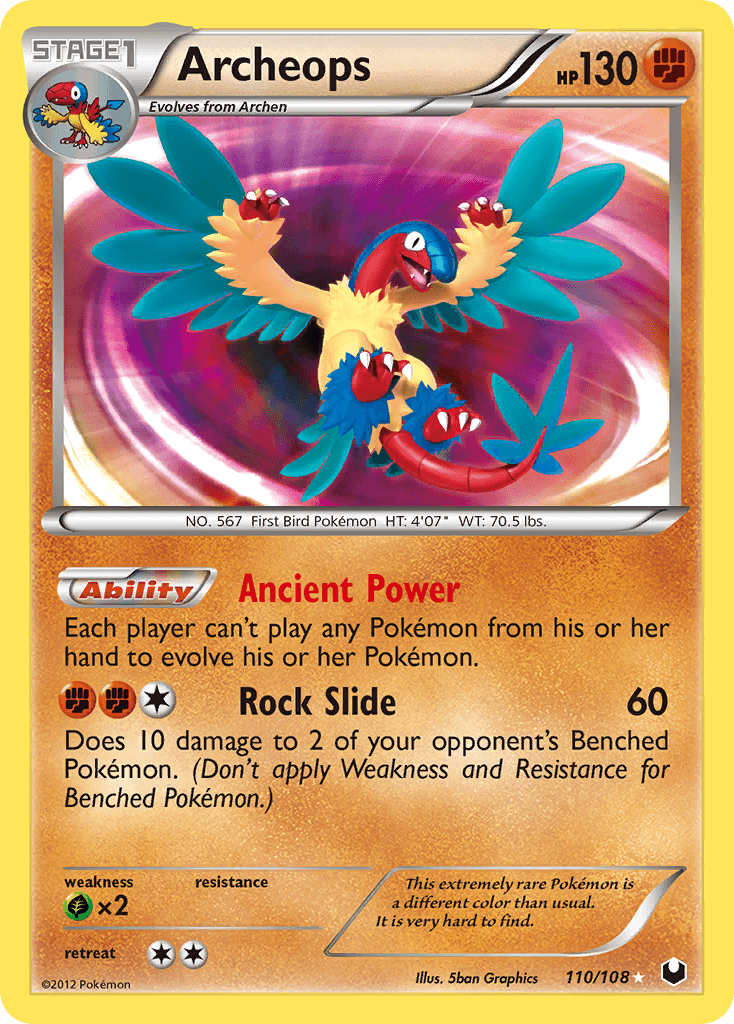 Carta Pokémon Archeops 110