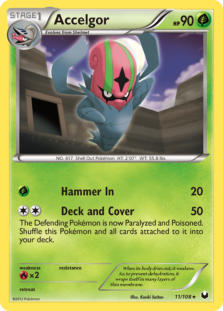 Carta Pokémon Accelgor 11
