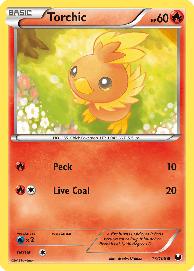 Carta Pokémon Torchic 15