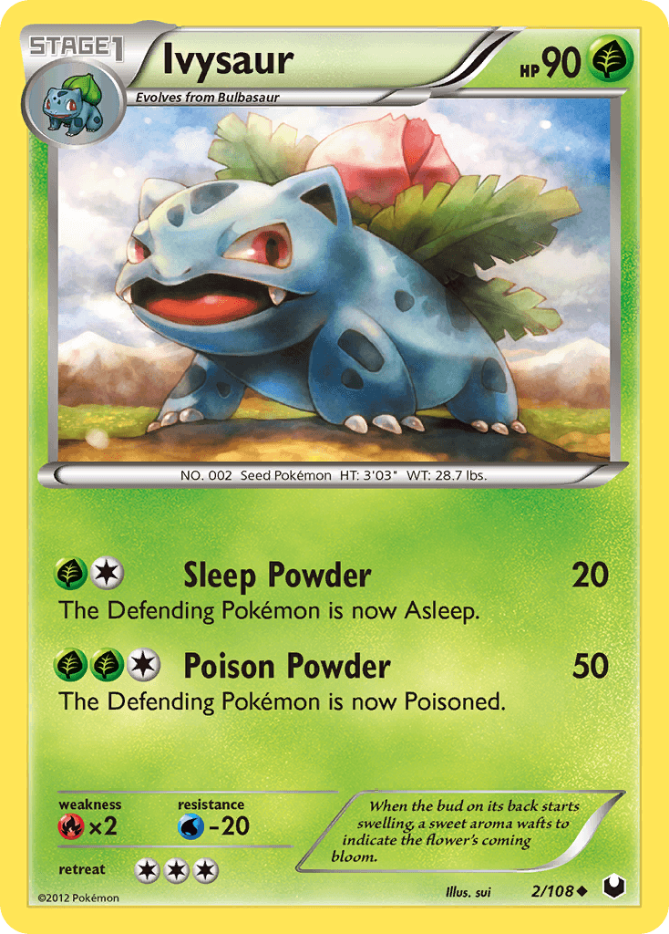 Carta Pokémon Ivysaur 2