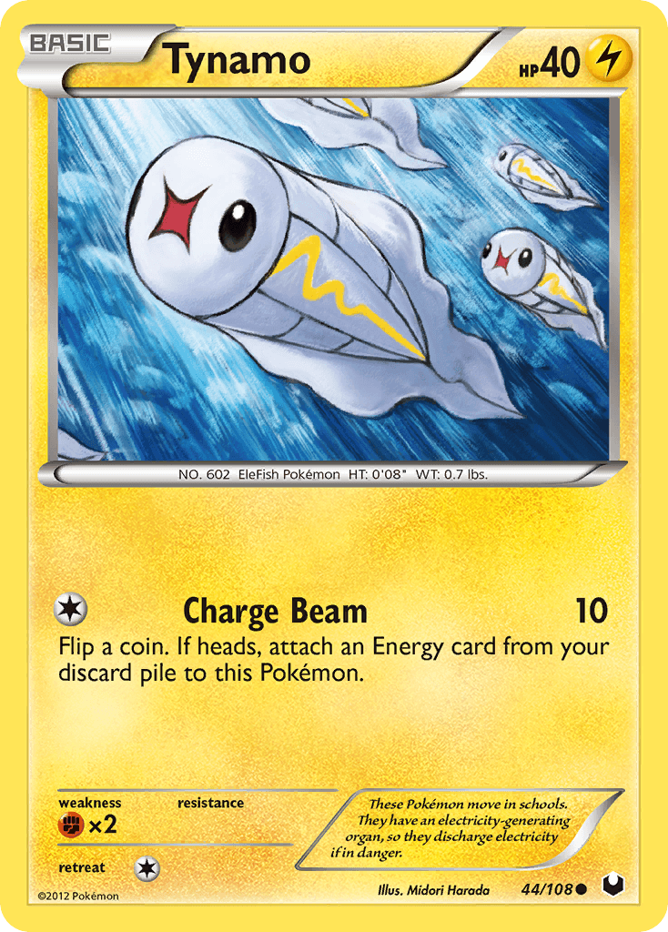 Carta Pokémon Tynamo 44
