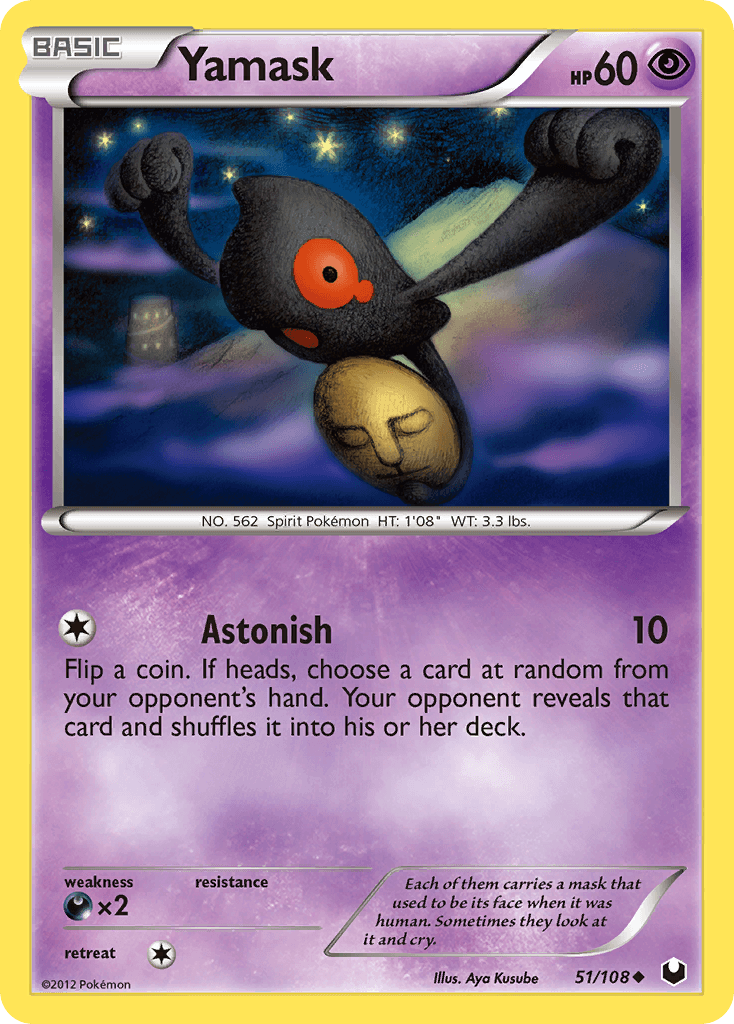 Carta Pokémon Yamask 51