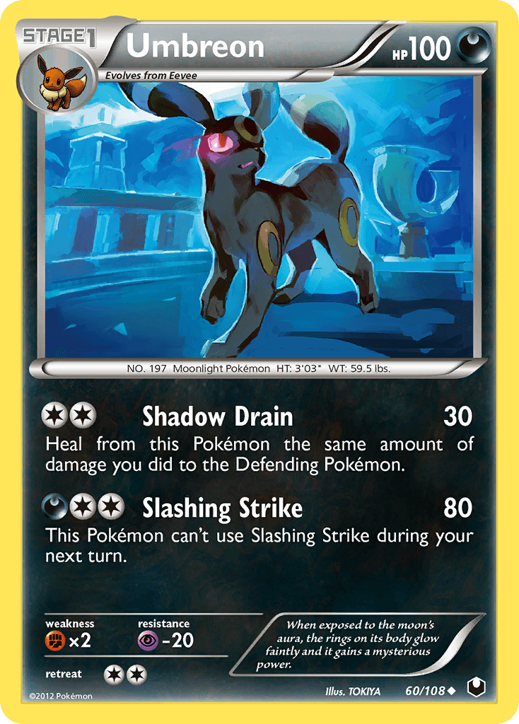 Carta Pokémon Umbreon 60