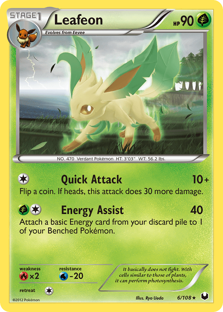 Carta Pokémon Leafeon 6