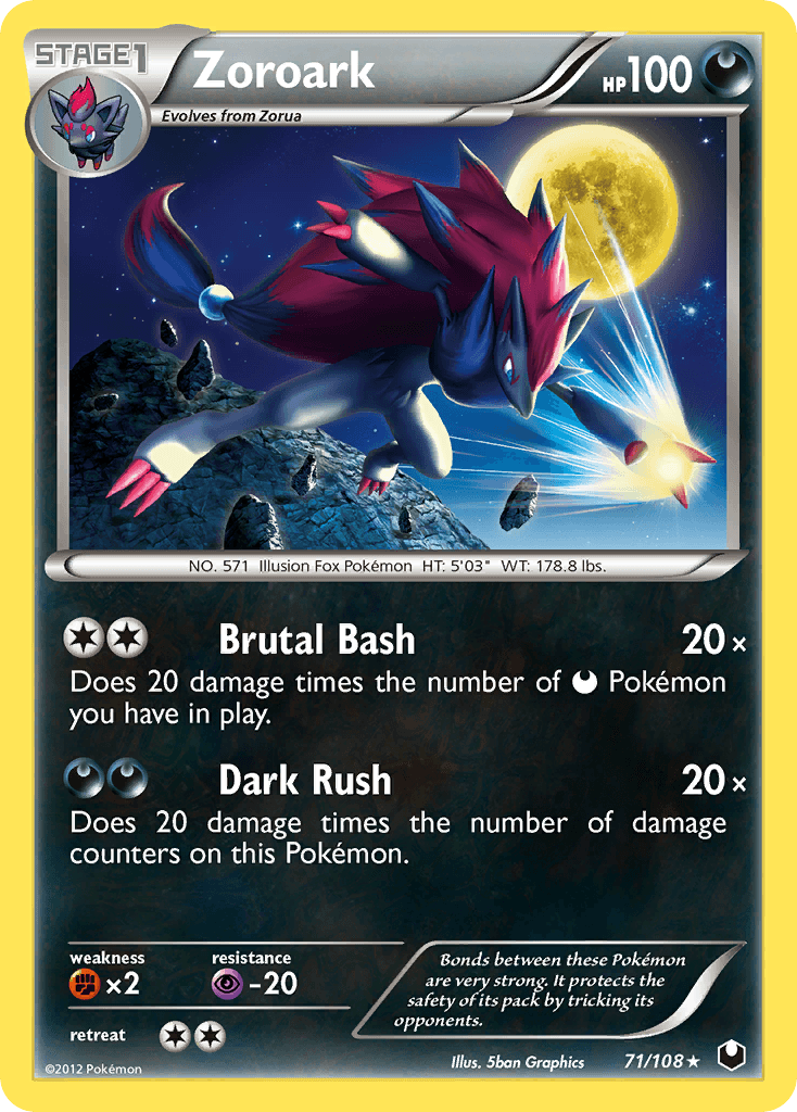 Carta Pokémon Zoroark 71