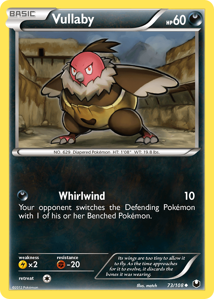 Carta Pokémon Vullaby 73