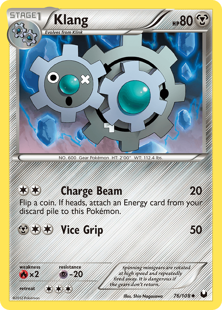 Carta Pokémon Klang 76
