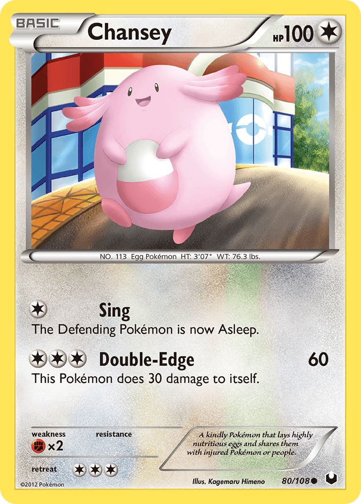 Carta Pokémon Chansey 80