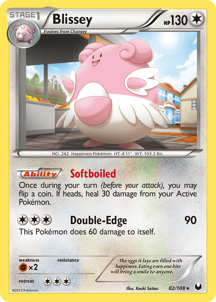 Carta Pokémon Blissey 82