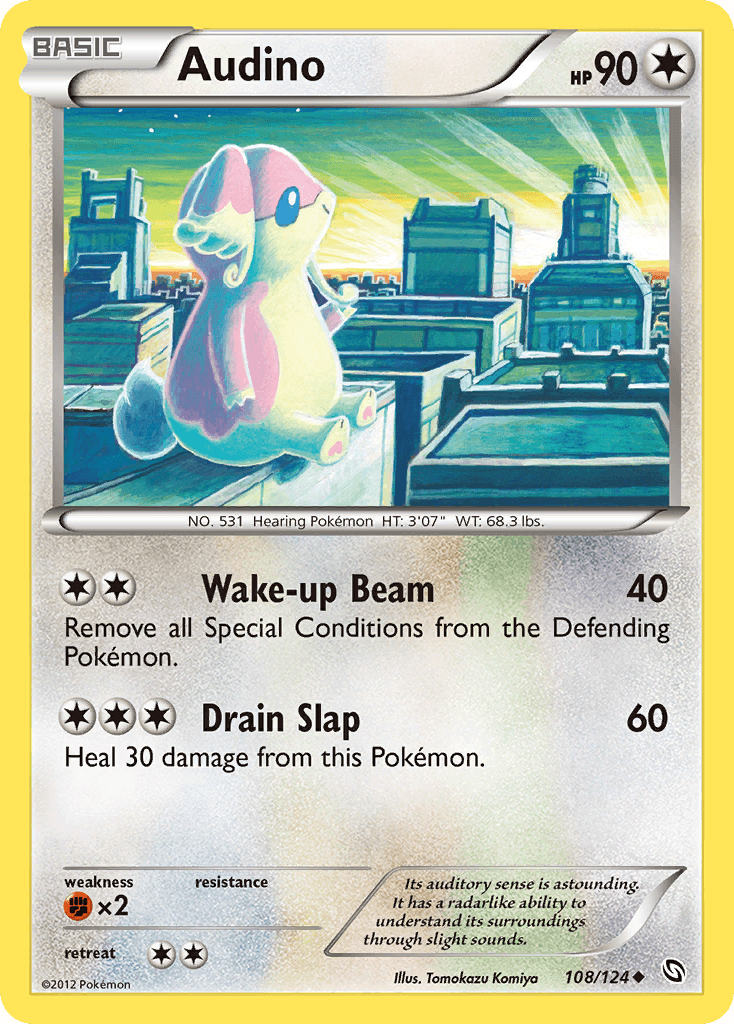 Carta Pokémon Audino 108