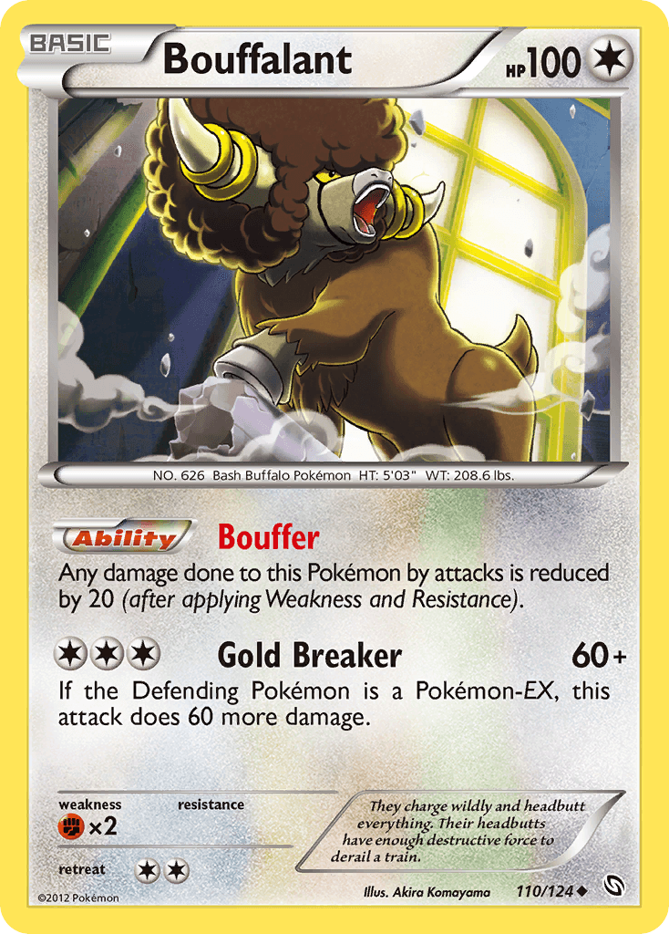 Carta Pokémon Bouffalant 110