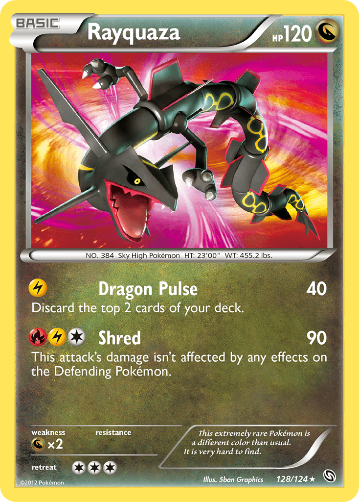 Carta Pokémon Rayquaza 128