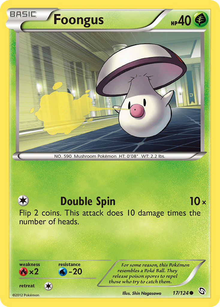 Carta Pokémon Foongus 17