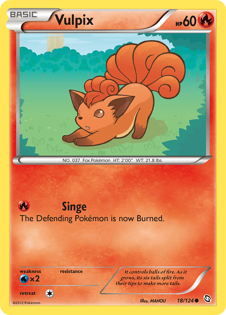 Carta Pokémon Vulpix 18