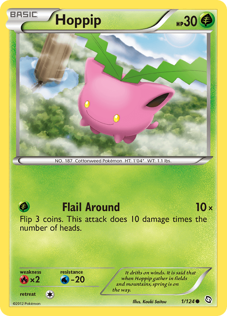 Carta Pokémon Hoppip 1