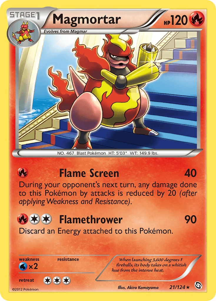 Carta Pokémon Magmortar 21