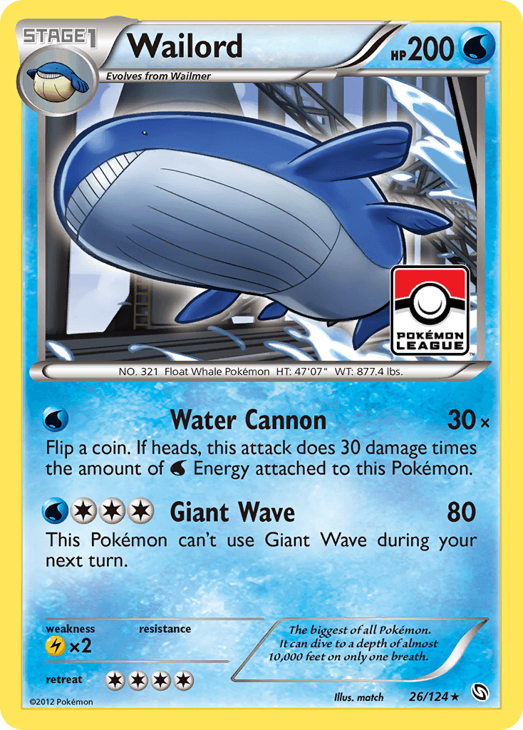 Carta Pokémon Wailord 26